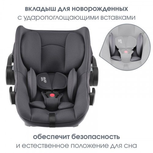 Коляска 3 в 1 Britax Roemer Smile 5Z LUX и автокресло Baby-Safe Core Midnight Grey Soft Taupe