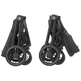 Коляска детская Maxi-Cosi Oxford Plus 3 в 1 с автокреслом CabrioFix Essential green 1978204110 PlusTwillic Graphite/Графит