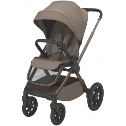Детская коляска 3 в 1 Espiro Clodi и автокресло Pi Gray blue 08 fashionable brown