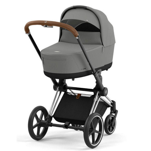 Коляска Cybex Priam IV Chrome Brown complete Cloud T Jeremy Scott Wings 3 в 1 Mirage Grey