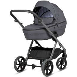Детская коляска Tutis Uno 6 Plus Essential collection 3 в 1 с автокреслом Elo Lux EduSky Black 1602169 Antracite с сумкой