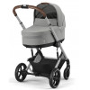 Коляска Cybex Balios S Lux SLV complete Cloud G Almond Beige Plus 3 в 1 Stone Grey с дождевиками
