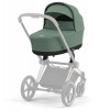Коляска Cybex Priam IV Chrome Brown complete и автокресло Cloud G i-Size Magic Black 3 в 1 Leaf Green