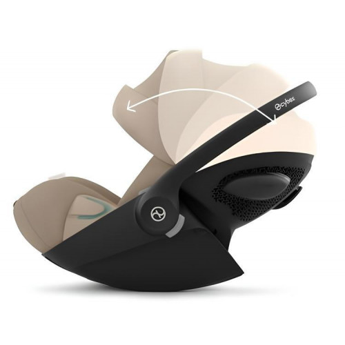 Коляска Cybex Balios S Lux SLV complete Cloud G Almond Beige Plus 3 в 1 Stone Grey с дождевиками