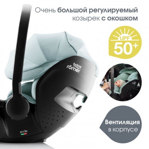 Коляска 3 в 1 Britax Roemer Smile 5Z LUX и автокресло Baby-Safe PRO Style Harbor Blue Warm Caramel