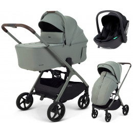 Детская коляска Rant Aventa 3 в 1 с автокреслом Miro Black Olive