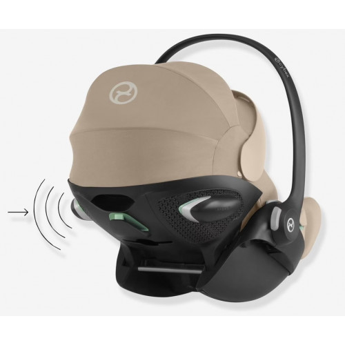 Коляска Cybex Balios S Lux SLV complete Cloud G Almond Beige Plus 3 в 1 Stone Grey с дождевиками