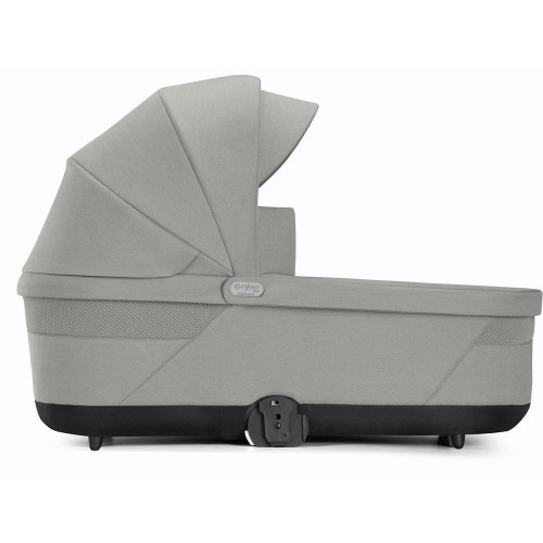 Коляска Cybex Balios S Lux SLV complete Cloud G Almond Beige Plus 3 в 1 Stone Grey с дождевиками