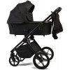 Детская коляска Peppy Monaco Plus 3 в 1 с автокреслом Welldon Crown 2 Black (черный), рама черная