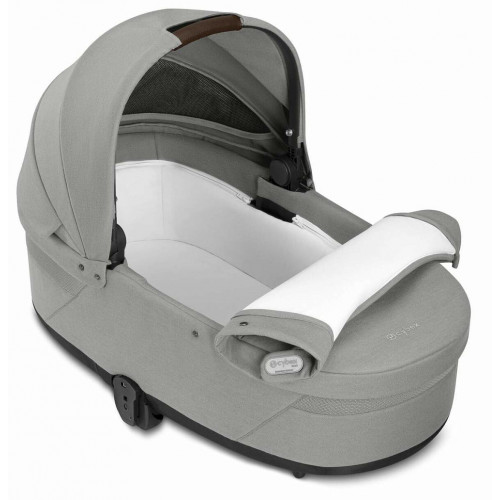 Коляска Cybex Balios S Lux SLV complete Cloud G Almond Beige Plus 3 в 1 Stone Grey с дождевиками