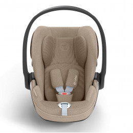 Коляска 3 в 1 Cybex Priam IV Rosegold complete и автокресло Cloud T i-Size Cozy Beige Plus Off White