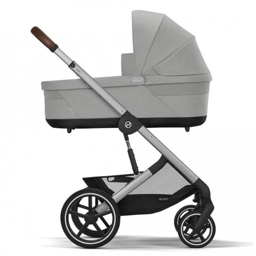 Коляска Cybex Balios S Lux SLV complete Cloud G Almond Beige Plus 3 в 1 Stone Grey с дождевиками