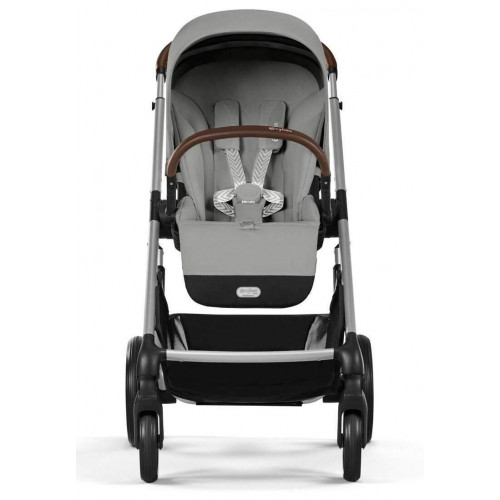 Коляска Cybex Balios S Lux SLV complete Cloud G Almond Beige Plus 3 в 1 Stone Grey с дождевиками
