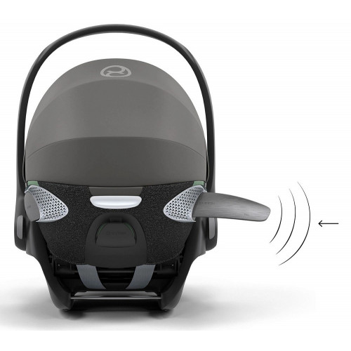Коляска Cybex Balios S Lux TPE complete Cloud T Mirage Grey 3 в 1 Almond Beige с дождевиками