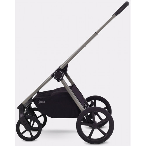 Детская коляска Rant Teo Soft 3 в 1 с автокреслом Aster Zero Black Cloud