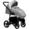Детская коляска Indigo Impulse Eco 3 в 1 с автокреслом Avionaut Cosmo Grey Ie03 белая кожа/серый