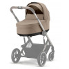 Коляска Cybex Balios S Lux TPE complete Cloud T Mirage Grey 3 в 1 Almond Beige с дождевиками