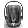 Коляска Cybex Balios S Lux TPE complete Cloud T Mirage Grey 3 в 1 Almond Beige с дождевиками