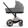 Коляска Cybex Priam IV Rosegold complete Cloud T One Love 3 в 1 Mirage Grey