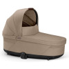 Коляска Cybex Balios S Lux TPE complete Cloud T Mirage Grey 3 в 1 Almond Beige с дождевиками