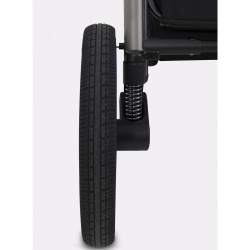 Детская коляска Rant Teo Soft 3 в 1 с автокреслом Aster Zero Black Cloud
