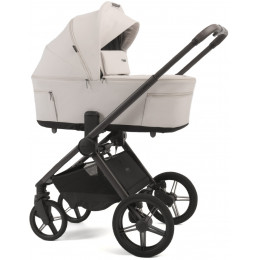 Детская коляска Peppy Soho 3 в 1 с автокреслом Verona Brown Taupe (бежевый), рама серо-бежевый