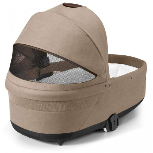 Коляска Cybex Balios S Lux TPE complete Cloud T Mirage Grey 3 в 1 Almond Beige с дождевиками