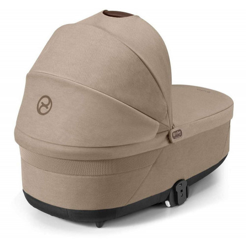 Коляска Cybex Balios S Lux TPE complete Cloud T Mirage Grey 3 в 1 Almond Beige с дождевиками