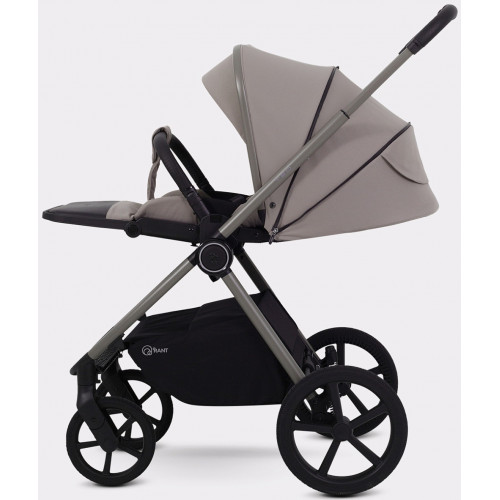 Детская коляска Rant Teo Soft 3 в 1 с автокреслом Aster Zero Black Cloud