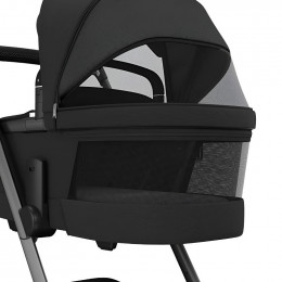 Детская коляска Maxi-Cosi Fame 3 в 1 с автокреслом Coral 360 Essential grey Twillic Black/Черный