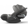 Коляска Cybex Melio Carbon Cloud T i-Size Mirage Grey 3 в 1 Almond Beige/Magic Black с дождевиками