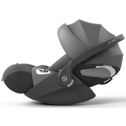 Коляска Cybex Melio Carbon Cloud T i-Size Mirage Grey 3 в 1 Almond Beige/Magic Black с дождевиками