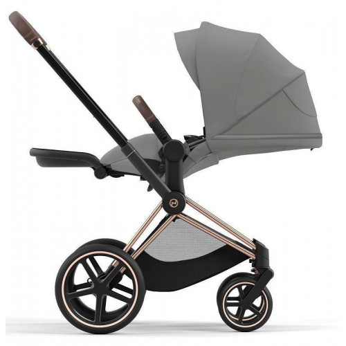 Коляска Cybex Priam IV Rosegold complete Cloud T One Love 3 в 1 Mirage Grey