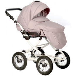 Детская коляска Indigo Barbara 21 Classic 3 в 1 с автокреслом Avionaut Cosmo Beige Ba07 розовый