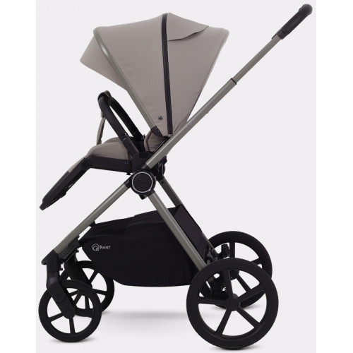 Детская коляска Rant Teo Soft 3 в 1 с автокреслом Aster Zero Black Cloud