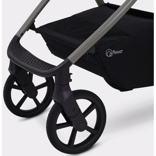 Детская коляска Rant Teo Soft 3 в 1 с автокреслом Aster Zero Black Cloud