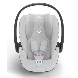 Коляска 3 в 1 Cybex Priam IV Rosegold complete и автокресло Cloud T i-Size Platinum White Plus Mirage Grey