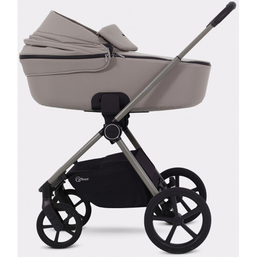 Детская коляска Rant Teo Soft 3 в 1 с автокреслом Aster Zero Black Cloud