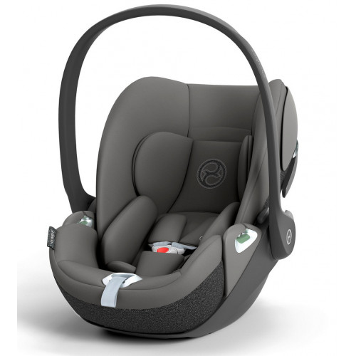 Коляска Cybex Melio Carbon Cloud T i-Size Mirage Grey 3 в 1 Almond Beige/Magic Black с дождевиками
