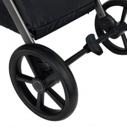 Детская коляска Pituso Teffy 3 в 1 с автокреслом Santiso Pro Black Sage Green/Graphite