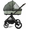 Детская коляска Peppy Soho 3 в 1 с автокреслом Welldon Crown 2 Grey Oregano (орегано), рама серо-бежевый
