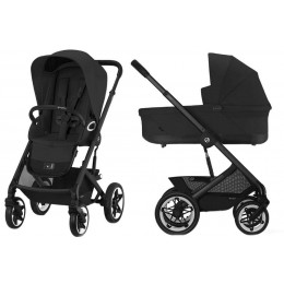 Коляска Cybex Talos S Lux BLK complete Cloud T Sepia Black 3 в 1 Moon Black с дождевиками