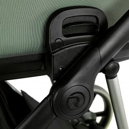 Детская коляска Roan Sol Vintage Luxury 2.0 3 в 1 с автокреслом Pituso Baesa Pro Black VIN 02/SG Sage Green/Sage/руч.Black