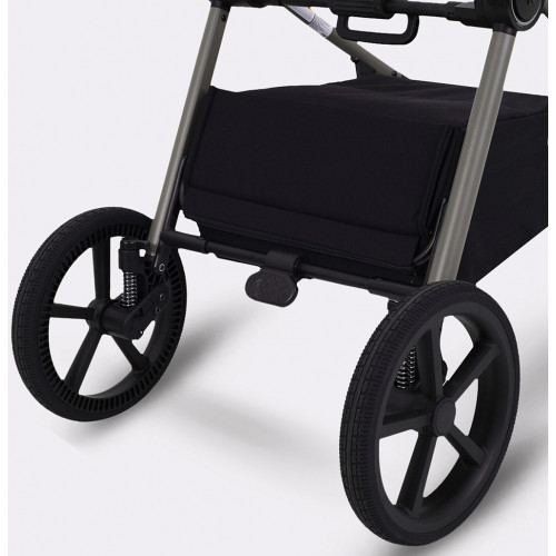 Детская коляска Rant Teo Soft 3 в 1 с автокреслом Aster Zero Black Cloud