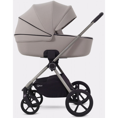 Детская коляска Rant Teo Soft 3 в 1 с автокреслом Aster Zero Black Cloud