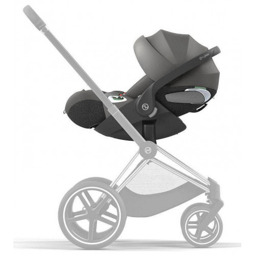 Коляска Cybex Balios S Lux TPE complete Cloud T Mirage Grey 3 в 1 Almond Beige с дождевиками