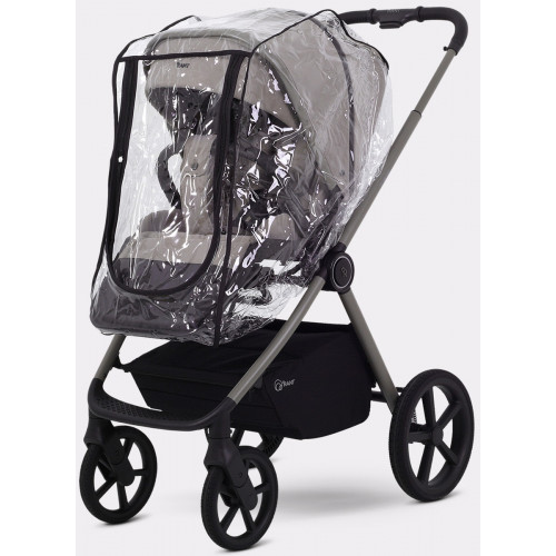 Детская коляска Rant Teo Soft 3 в 1 с автокреслом Aster Zero Black Cloud