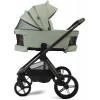 Детская коляска Peppy Soho 3 в 1 с автокреслом Welldon Crown 2 Grey Oregano (орегано), рама серо-бежевый