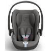 Коляска Cybex Melio Carbon Cloud T i-Size Mirage Grey 3 в 1 Almond Beige/Magic Black с дождевиками