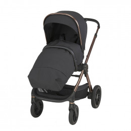 Детская коляска 3 в 1 Espiro Code 2025 и автокресло Pi Graphite 10 clever black/ Графитовый (Graphite 117)
